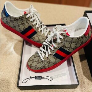 Gucci Low Sneaker Red/Blue